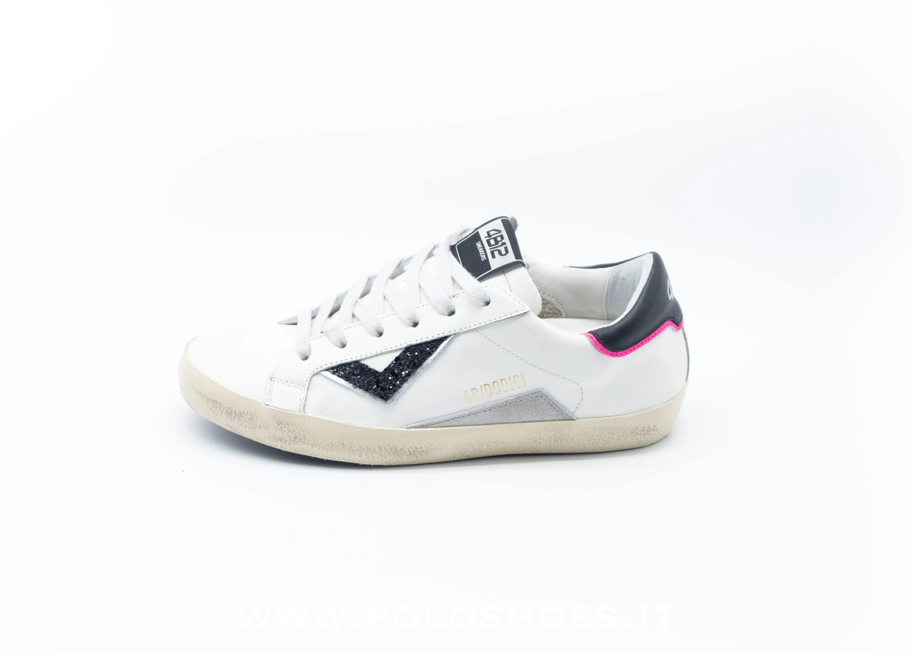 4B12 - SUPRIME BIANCO NERO FUCSIA