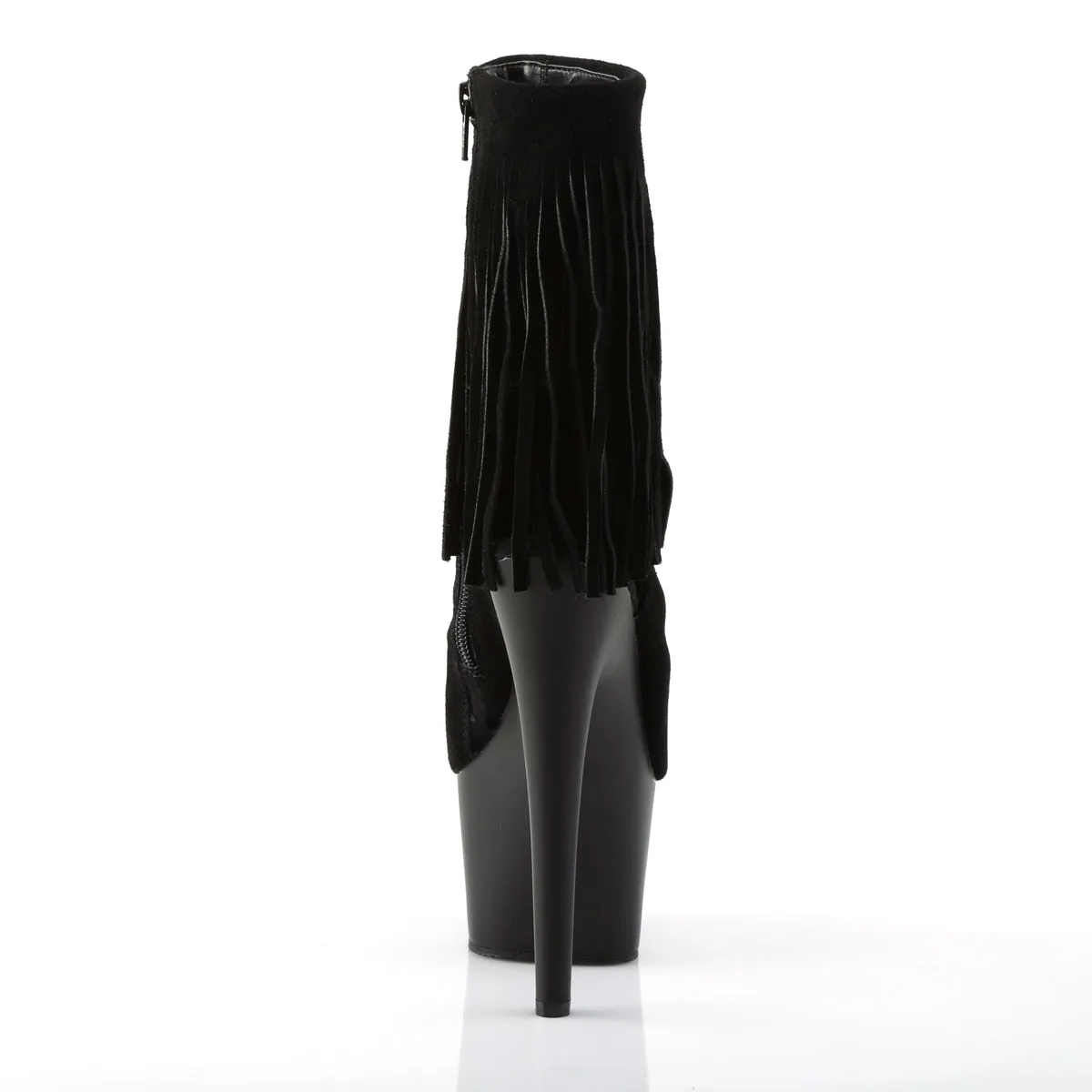 ADORE-1019 Pleaser Black Suede Sexy Platform Shoes (Pole Dancing Heels)