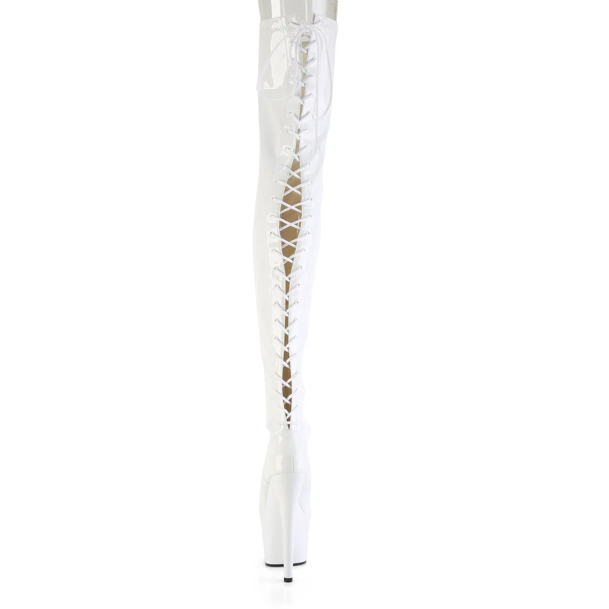 ADORE-3850 Pleaser White Sexy Platform Shoes (Pole Dancing Heels)