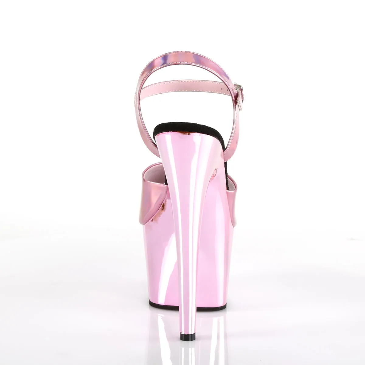 ADORE-709HGCH Pleaser Baby Pink Hologram Sexy Platform Shoes (Pole Dancing Heels)