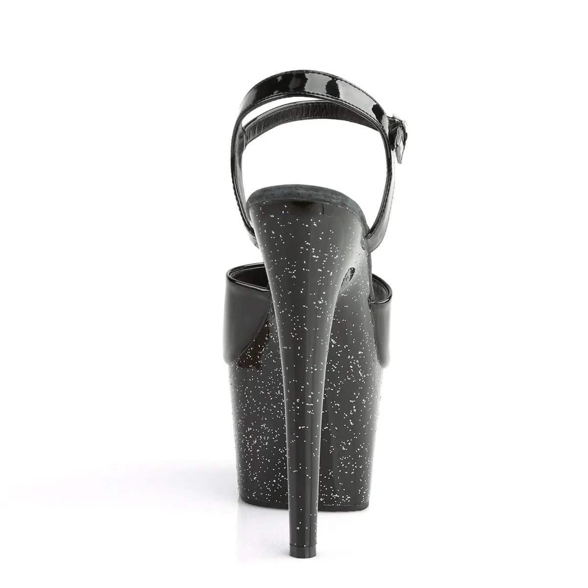 ADORE-709MG Pleaser Black Patent Sexy Platform Shoes (Pole Dancing Heels)