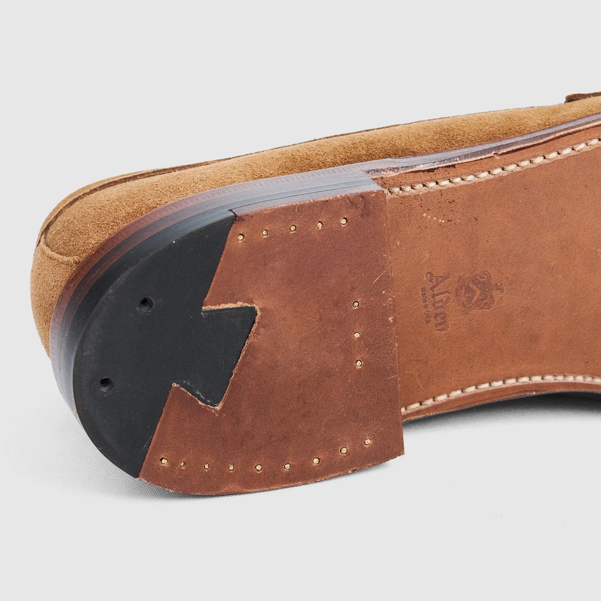 Alden Penny Loafers Snuff Suede 6243F