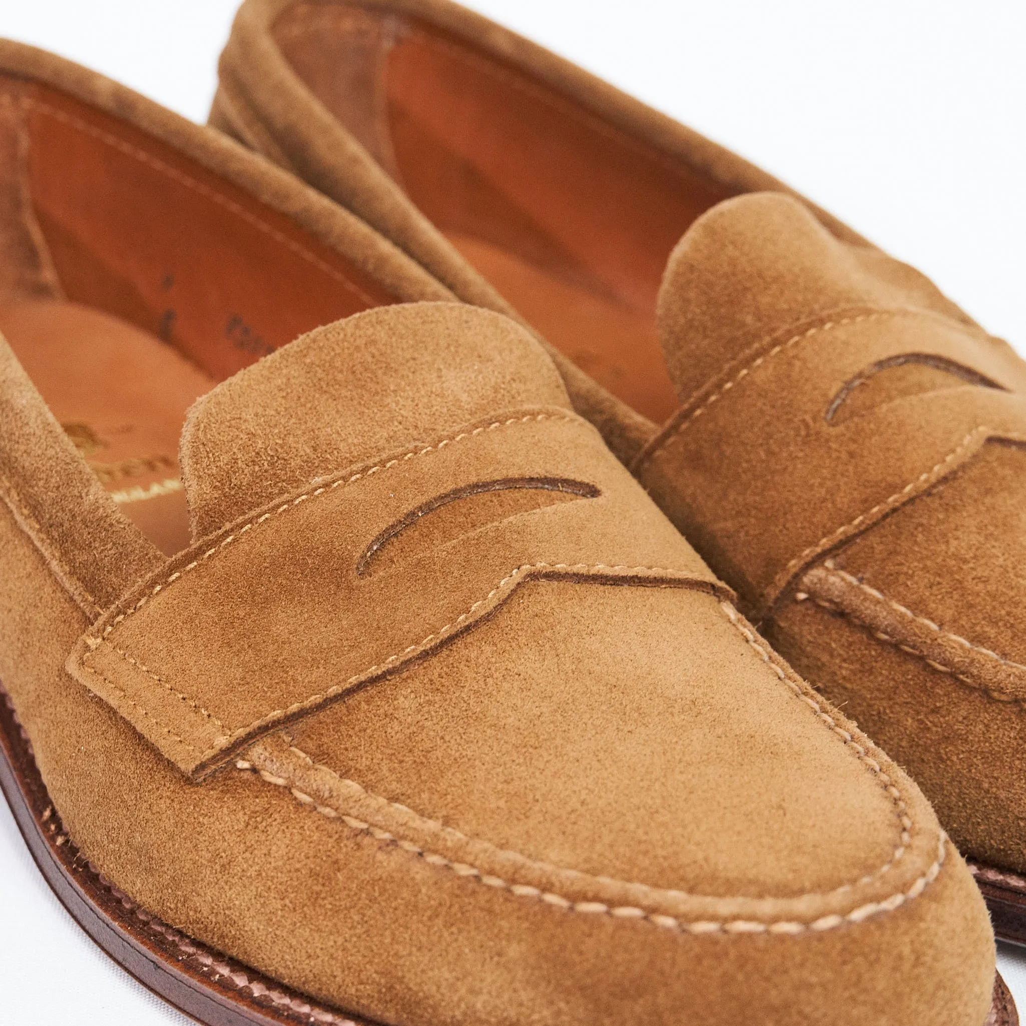 Alden Penny Loafers Snuff Suede 6243F