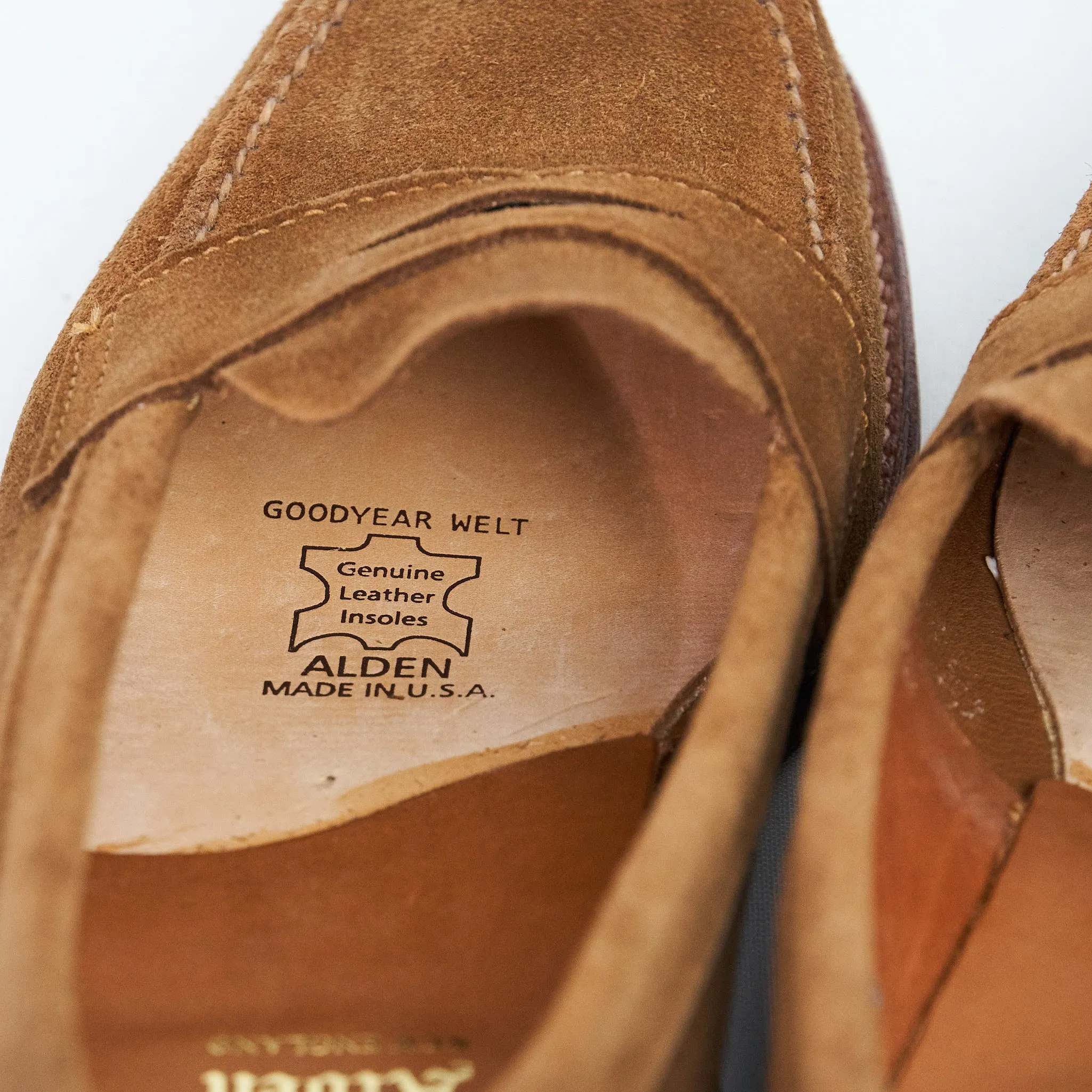Alden Penny Loafers Snuff Suede 6243F