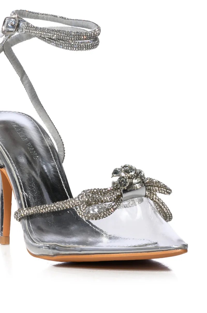 AZALEA WANG CALLIOPE SILVER BOW PUMP