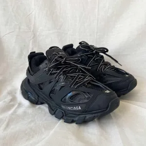 Balenciaga Black Track Sneakers, 36