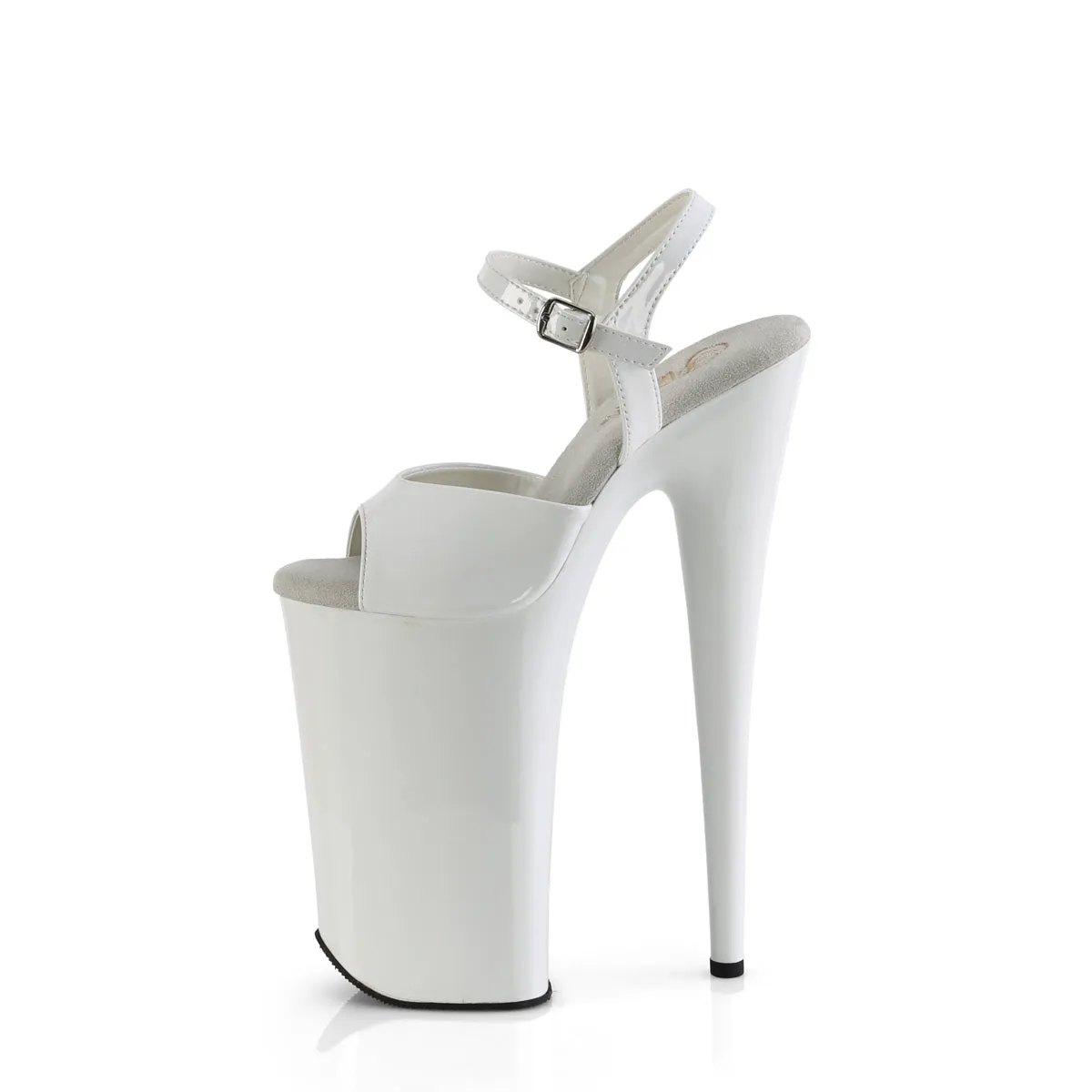 BEYOND-009 Pleaser White Patent Sexy Platform Shoes (Pole Dancing Heels)