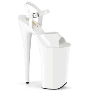 BEYOND-009 Pleaser White Patent Sexy Platform Shoes (Pole Dancing Heels)