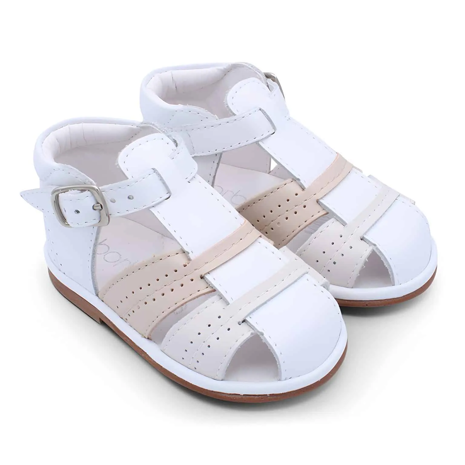 Borboleta Augusto Sandals 2 Tone Beige
