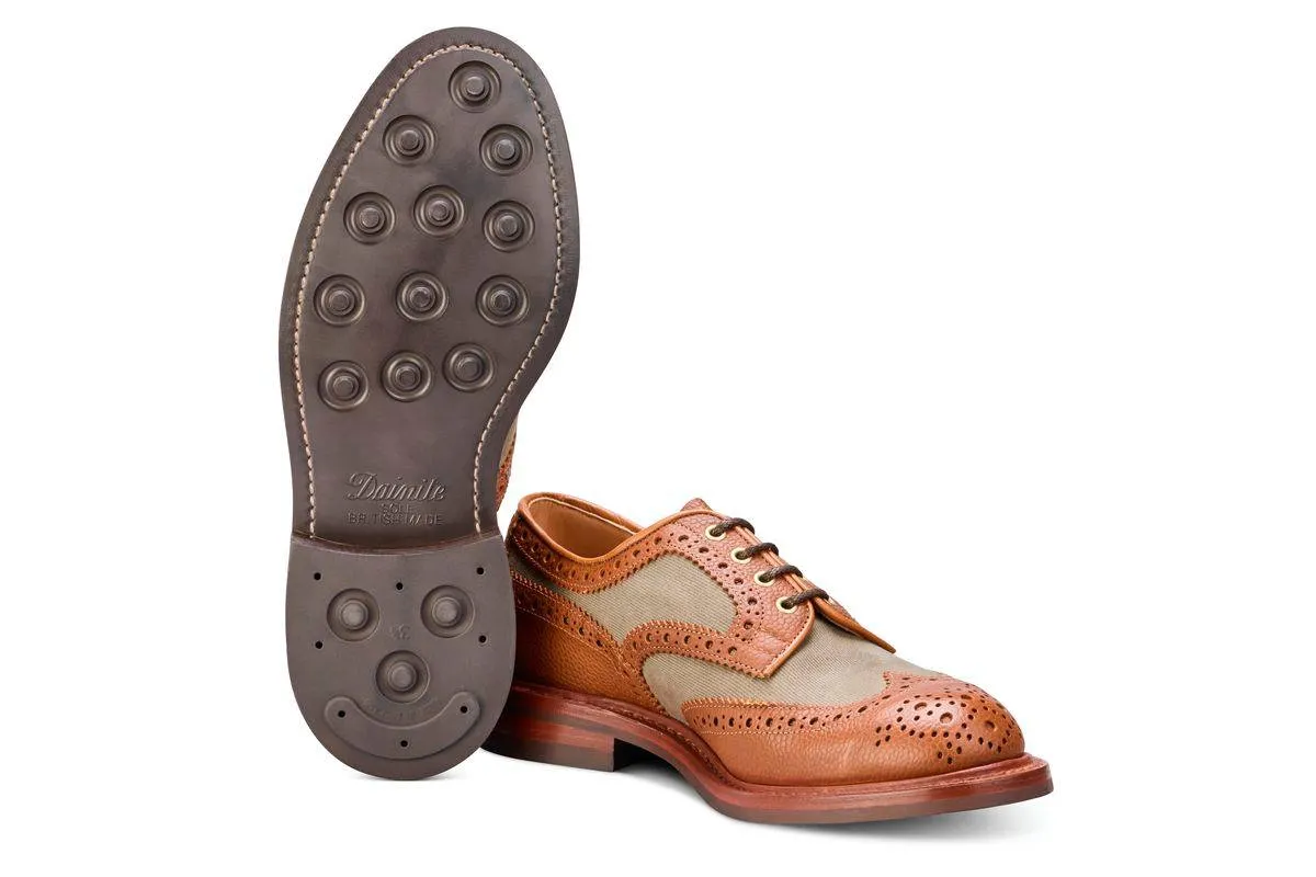 Bowood Country Shoe - Mahogany/Khaki Two Tone