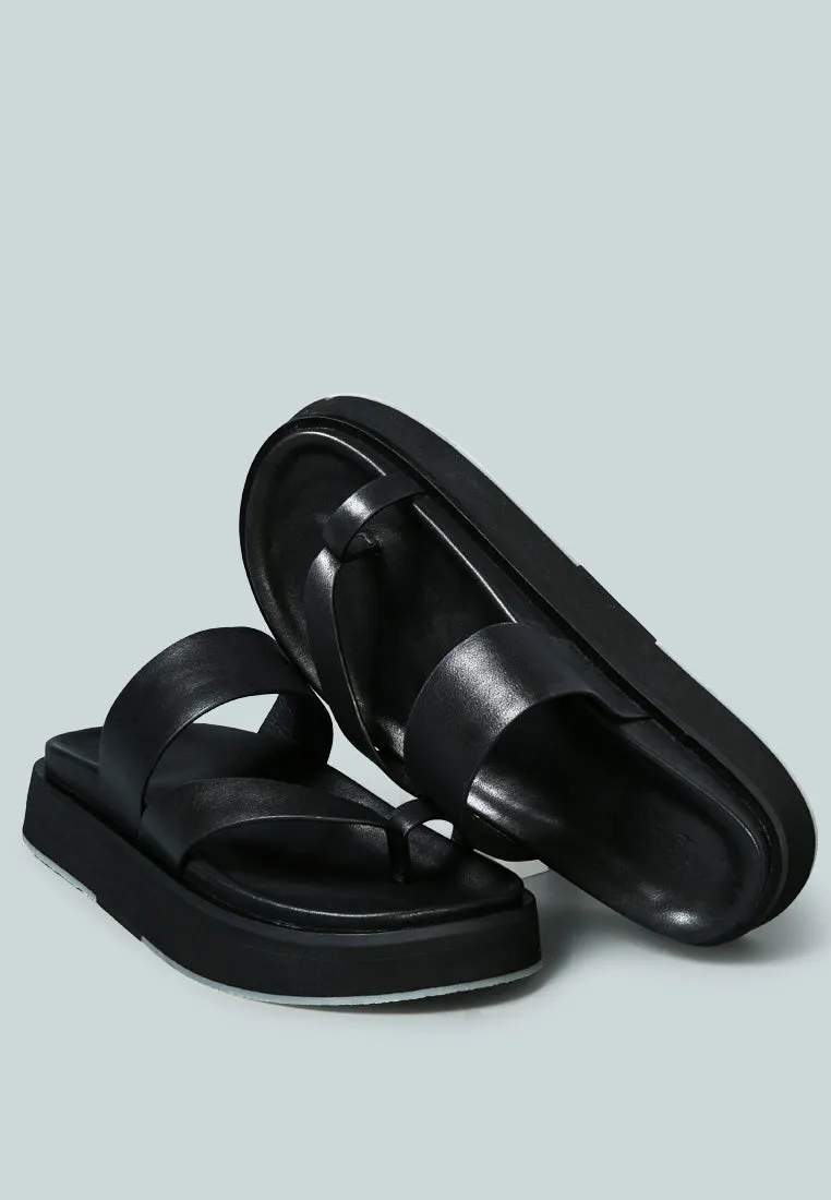 Bullock Slip-On Leather Sandal
