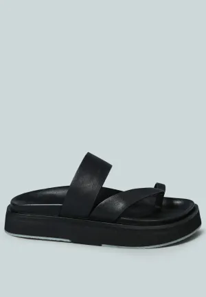 Bullock Slip-On Leather Sandal