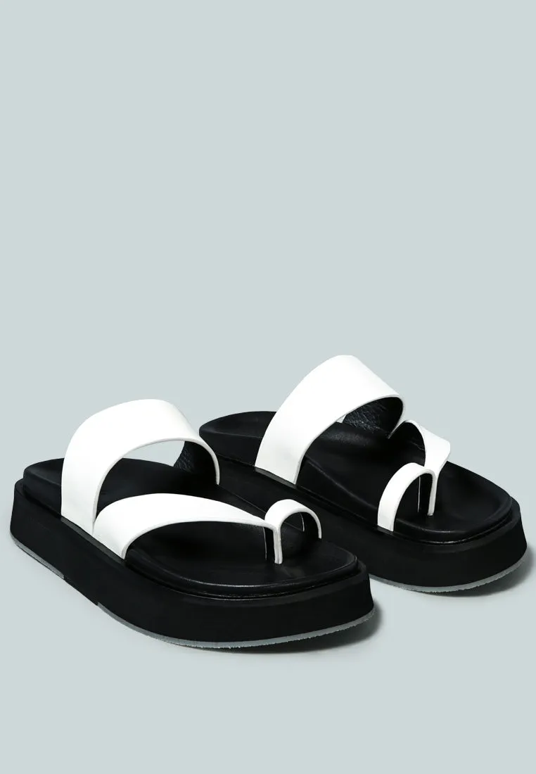 Bullock Slip-On Leather Sandal