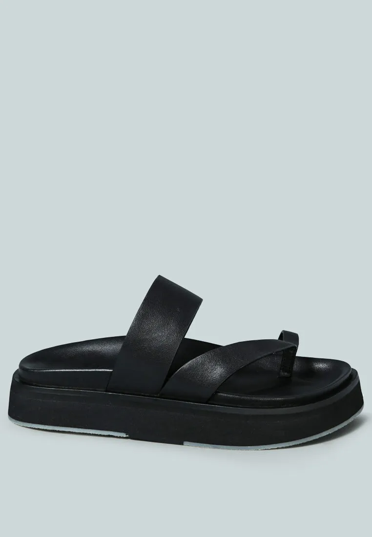 Bullock Slip-On Leather Sandal