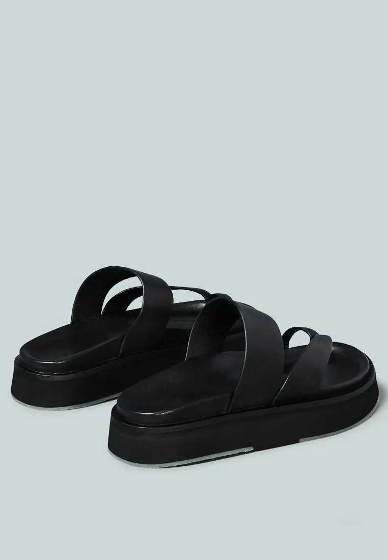 Bullock Slip-On Leather Sandal