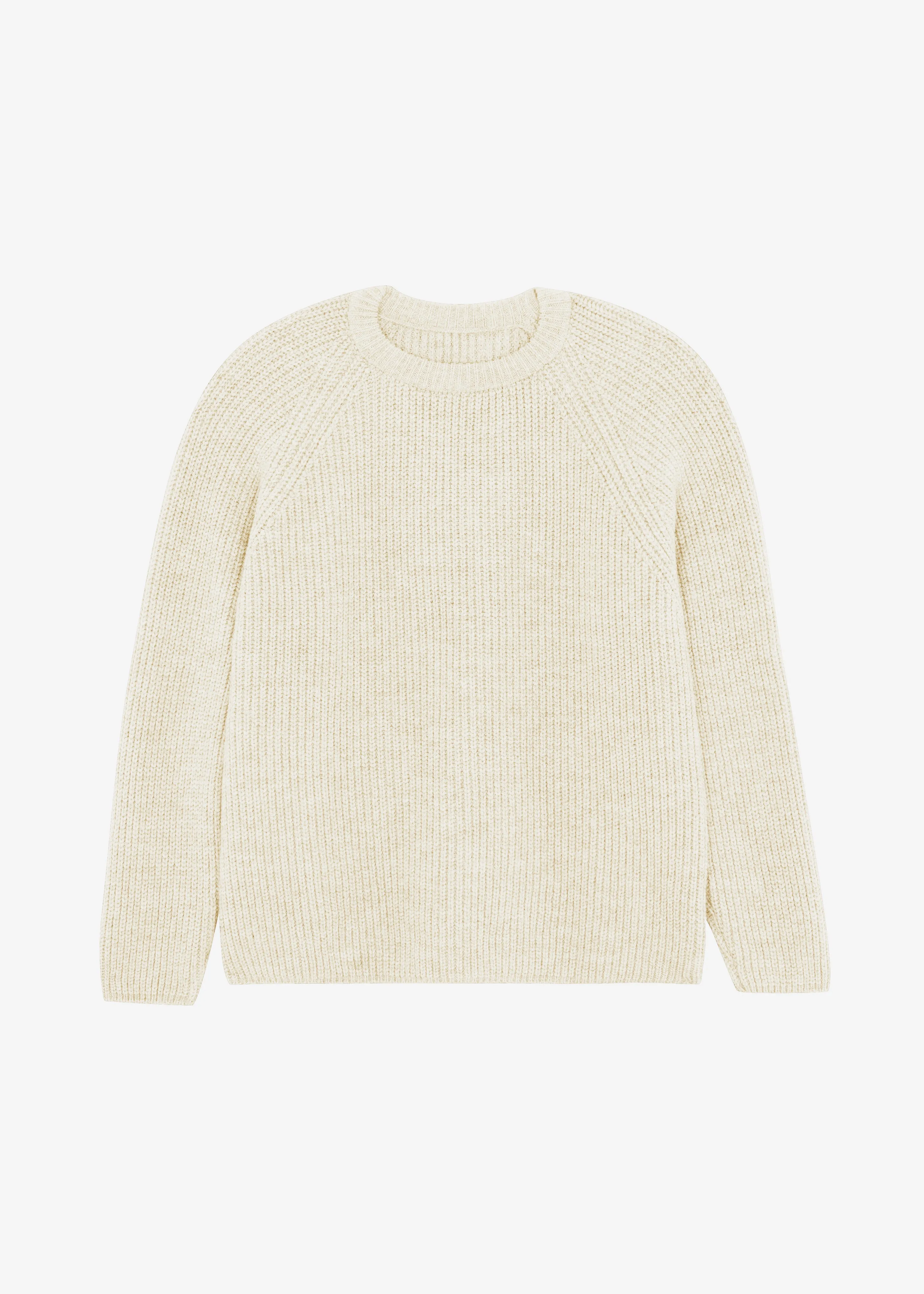 Carter Crew Neck Sweater - Beige
