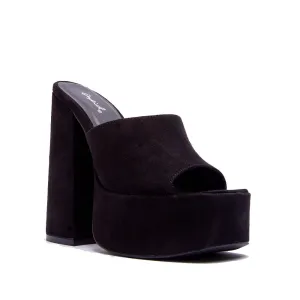 Chunky Heel Platform Sandals