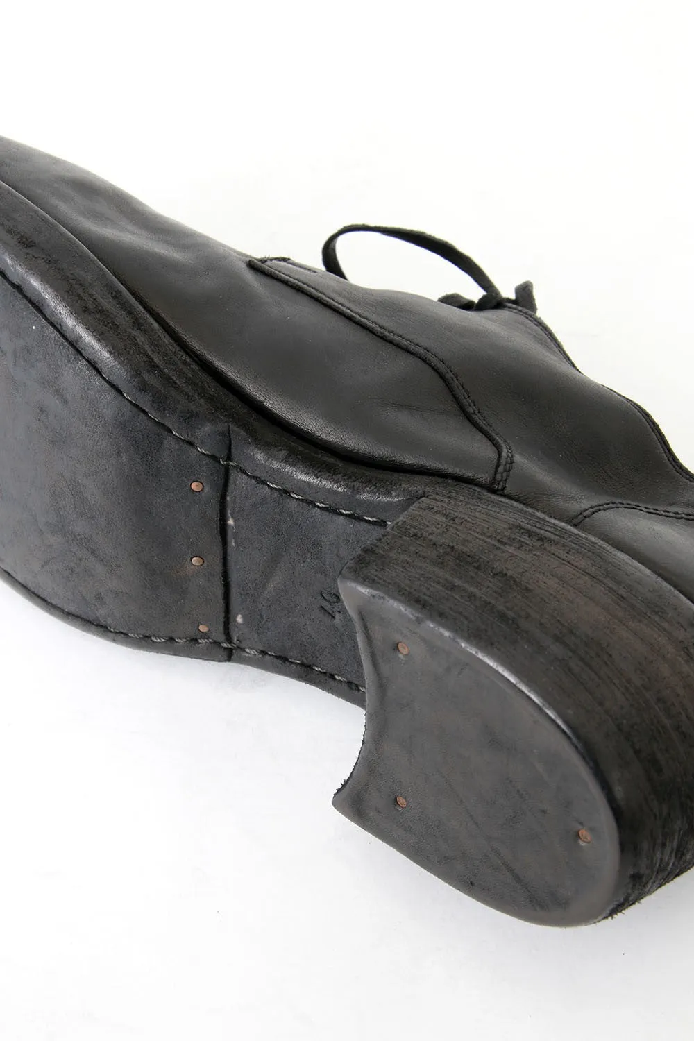 Classic Derby Shoes Double Sole - Horse Full Grain Leather 792Z