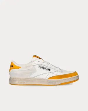 Club C Vintage Leather White / Mango Low Top Sneakers