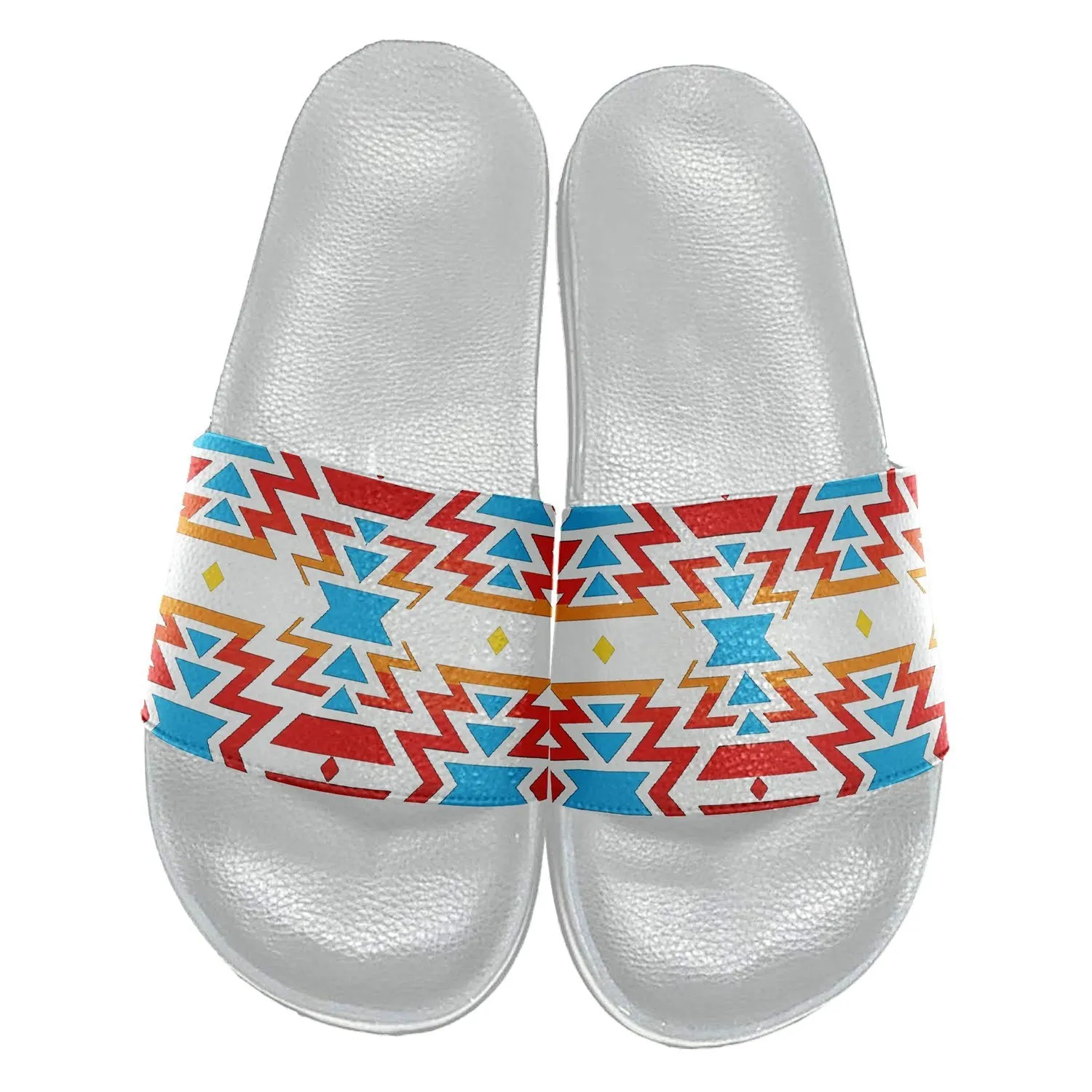 Fire Colors and Sky Slide Sandals