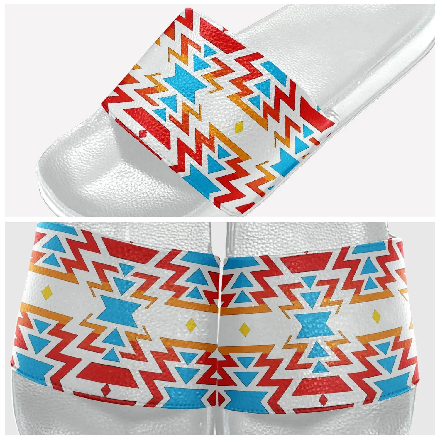 Fire Colors and Sky Slide Sandals