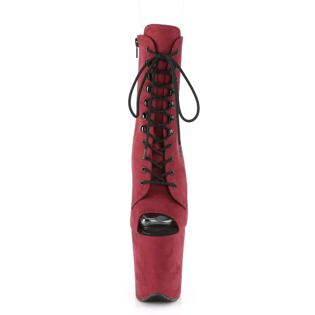FLAMINGO-1021FS Pleaser Burgundy Sexy Platform Shoes (Pole Dancing Heels)