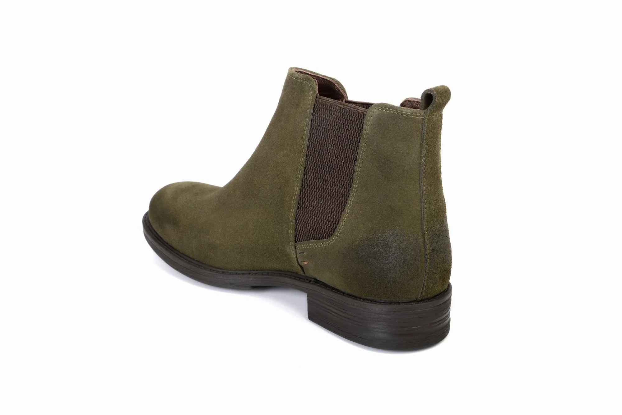 FOOT FEDERATION CHELSEA MENS BOOT SUEDE ARMY GREEN