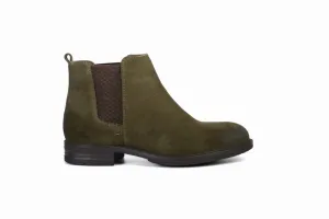 FOOT FEDERATION CHELSEA MENS BOOT SUEDE ARMY GREEN