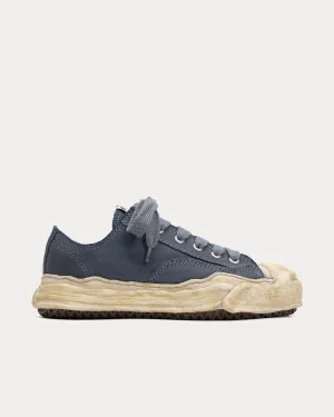 Hank OG Sole Over-Dyed Canvas Black Low Top Sneakers