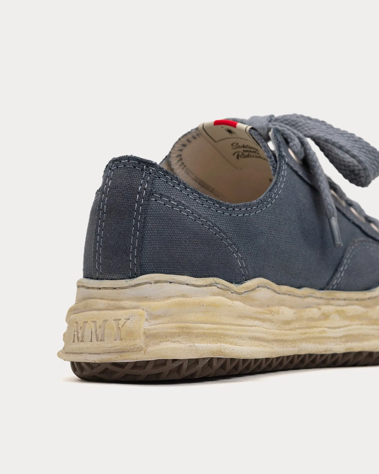 Hank OG Sole Over-Dyed Canvas Black Low Top Sneakers