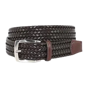 Italian Woven Stretch Leather Belt