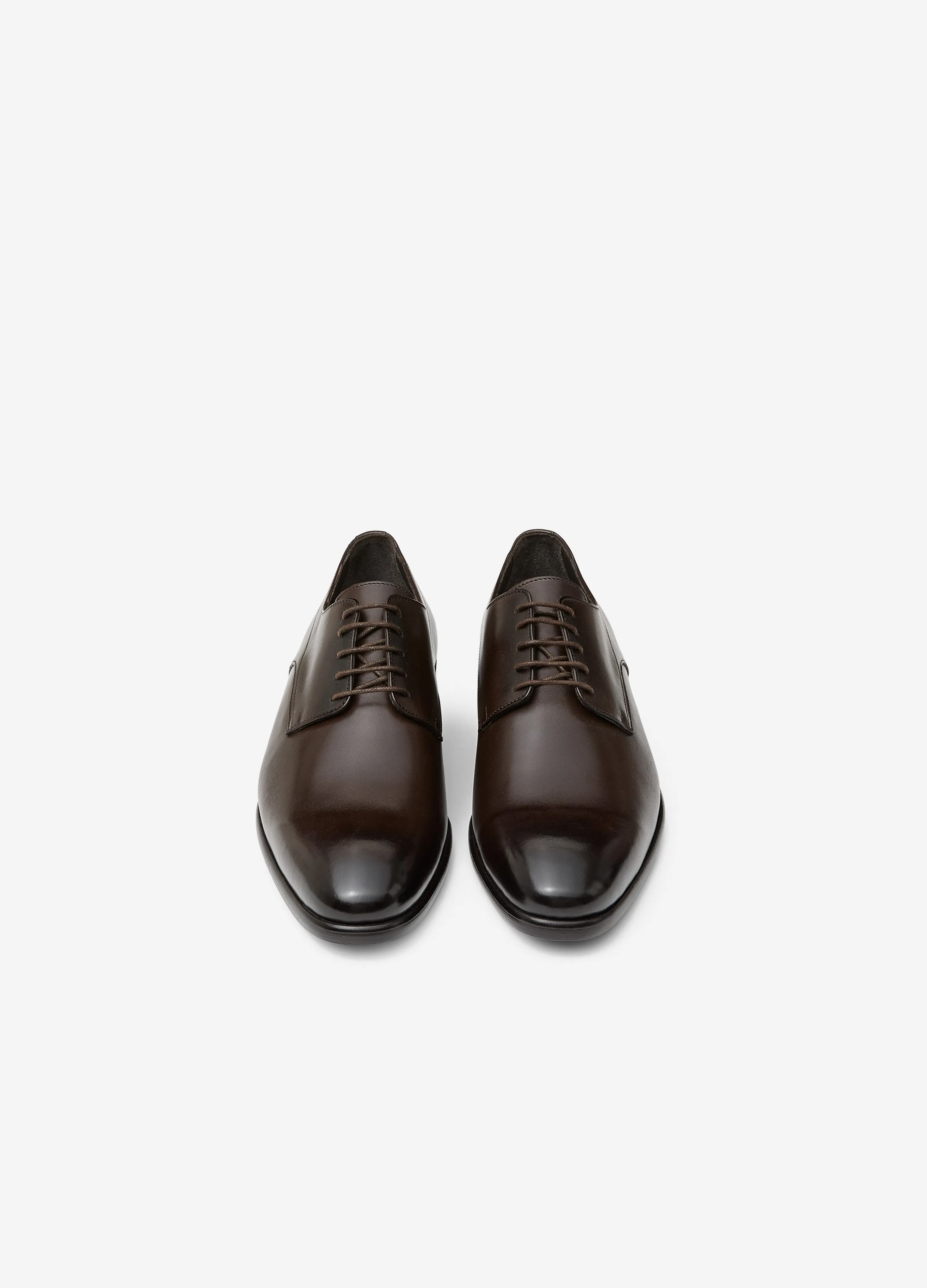Lace Up Derby Chocolate