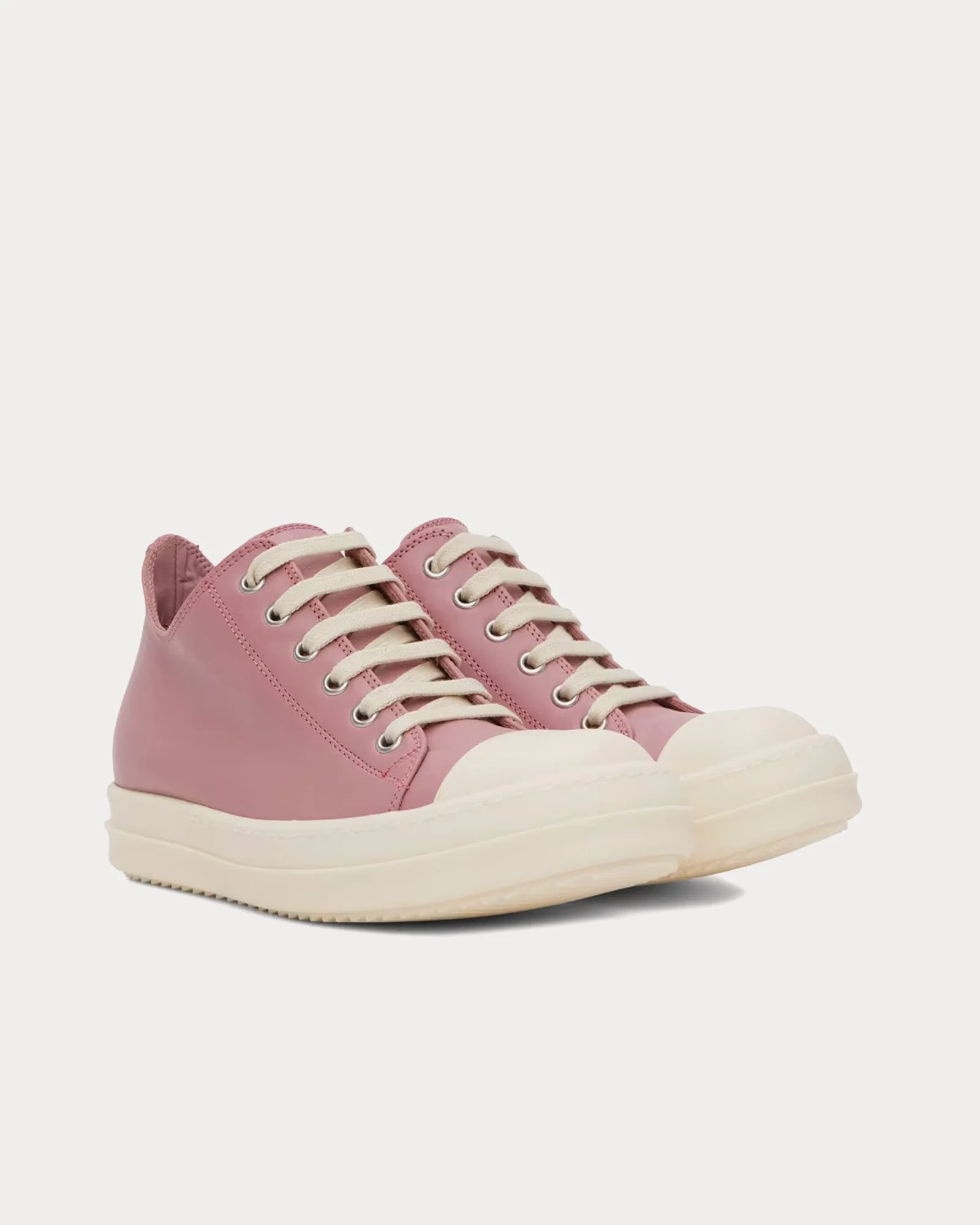 Leather Dusty Pink / Milk Low Top Sneakers