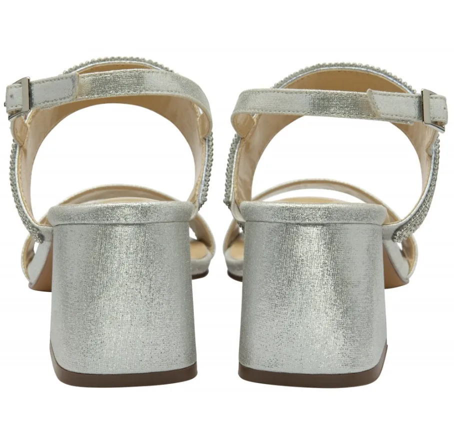 Lotus Womens Sandal Elisena Silver/Diamante