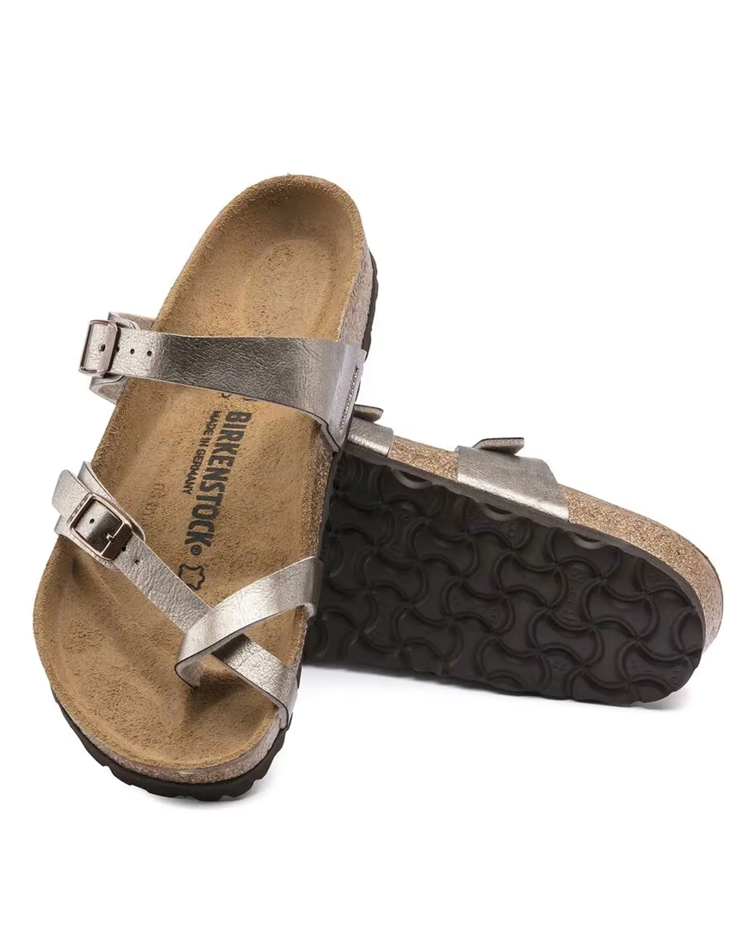 Mayari Birko-Flor Sandals - Graceful Taupe