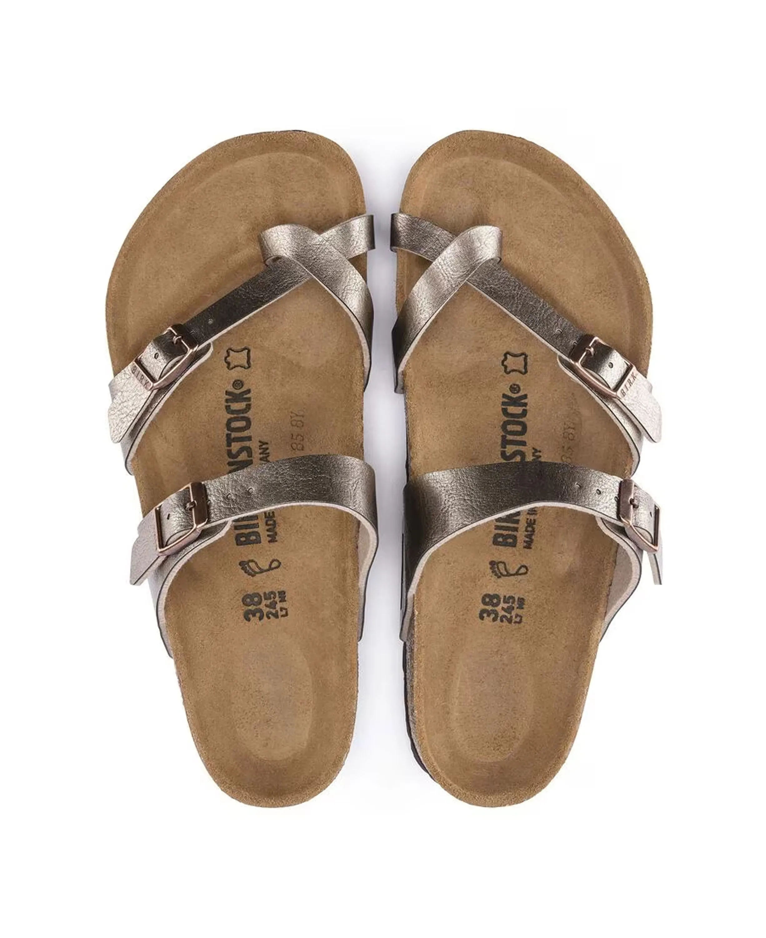 Mayari Birko-Flor Sandals - Graceful Taupe