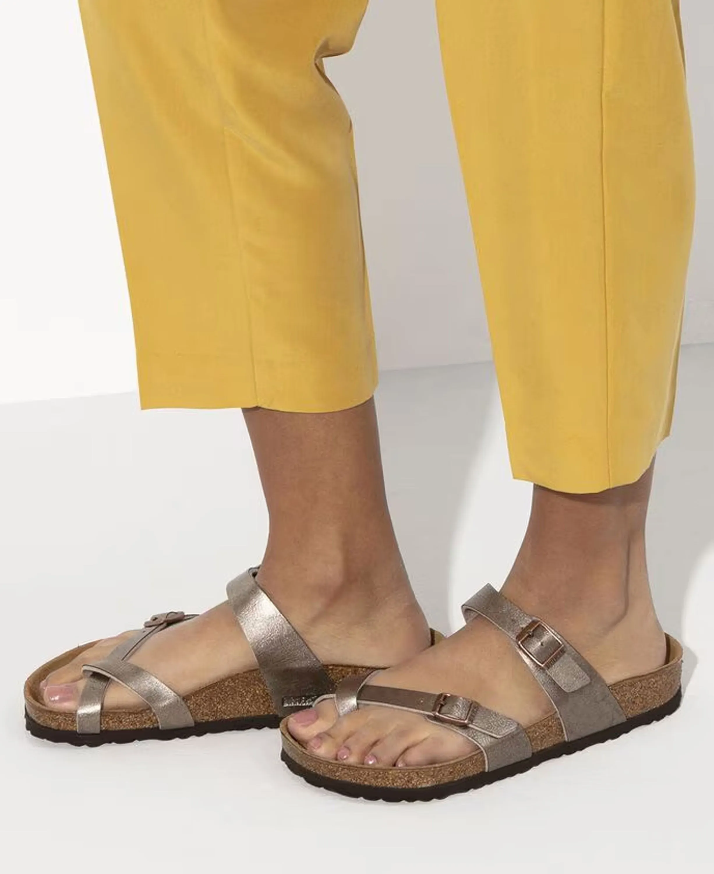 Mayari Birko-Flor Sandals - Graceful Taupe