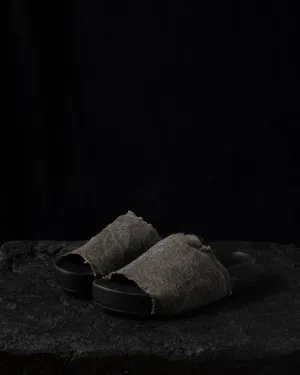 Mens Slide Army Green / Black