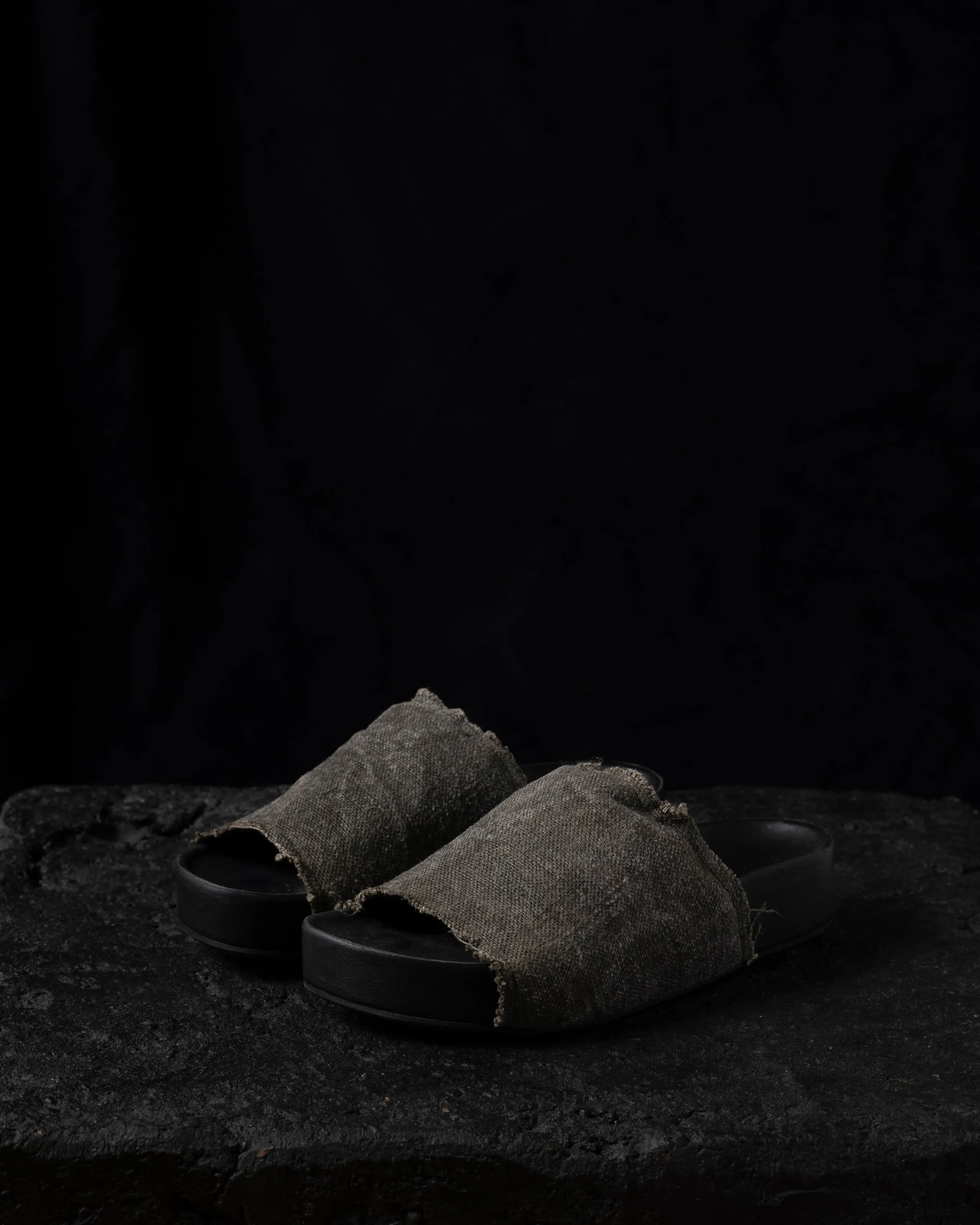 Mens Slide Army Green / Black