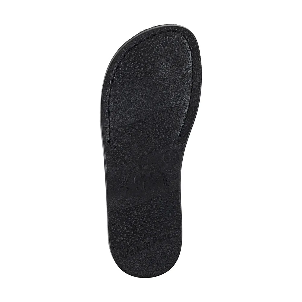 Mia - Leather Backstrap Sandal | Brown