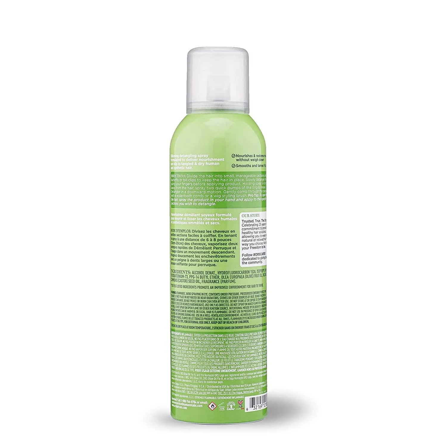 ORS Fix-It Wig for Wigs & Weaves Detangler infused with Castor Oil for Strengthening & Moisturization (6.2 oz)