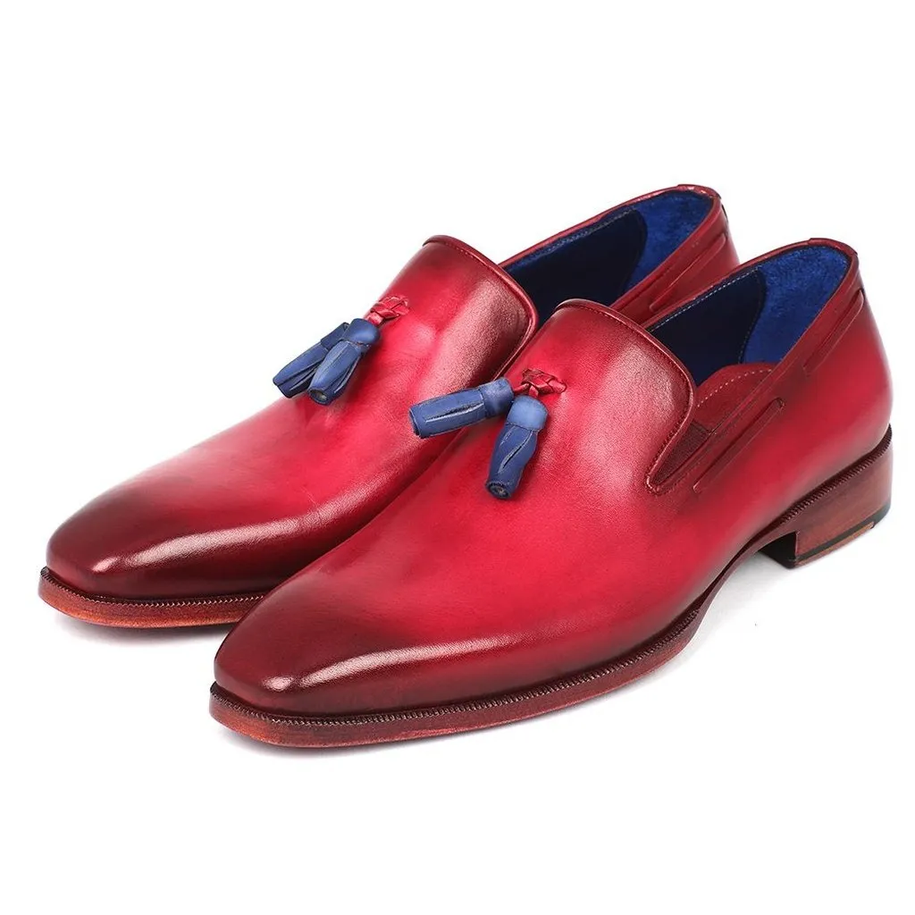 Paul Parkman Men's Tassel Loafer Burgundy (ID#5141BUR)
