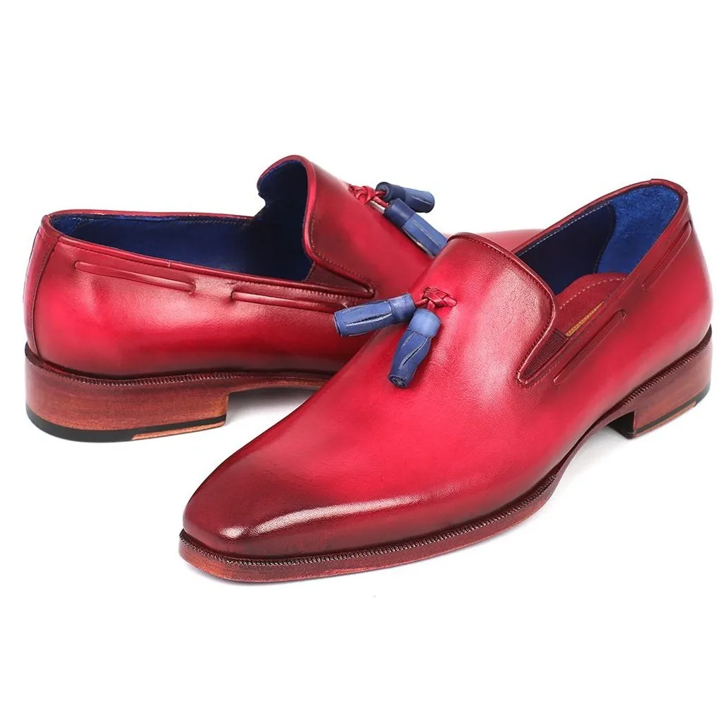 Paul Parkman Men's Tassel Loafer Burgundy (ID#5141BUR)