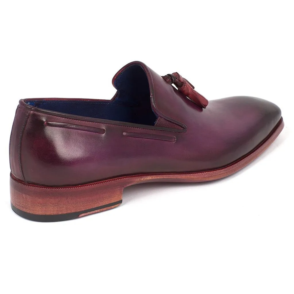 Paul Parkman Men's Tassel Loafer Purple (ID#5141PRP)