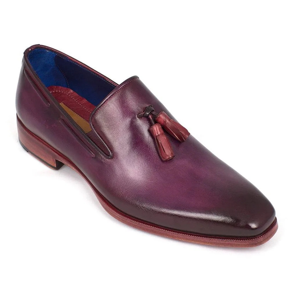 Paul Parkman Men's Tassel Loafer Purple (ID#5141PRP)