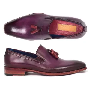 Paul Parkman Men's Tassel Loafer Purple (ID#5141PRP)
