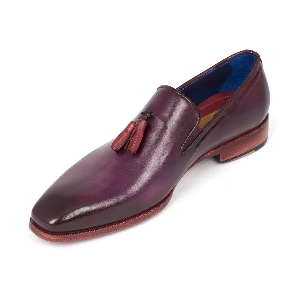 Paul Parkman Men's Tassel Loafer Purple (ID#5141PRP)