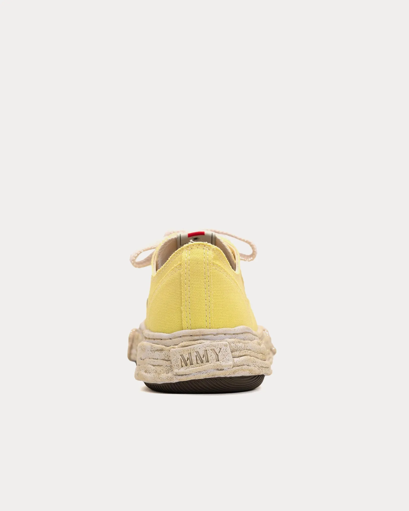 Peterson23 OG Sole Garment Dyed Canvas Yellow Low Top Sneakers