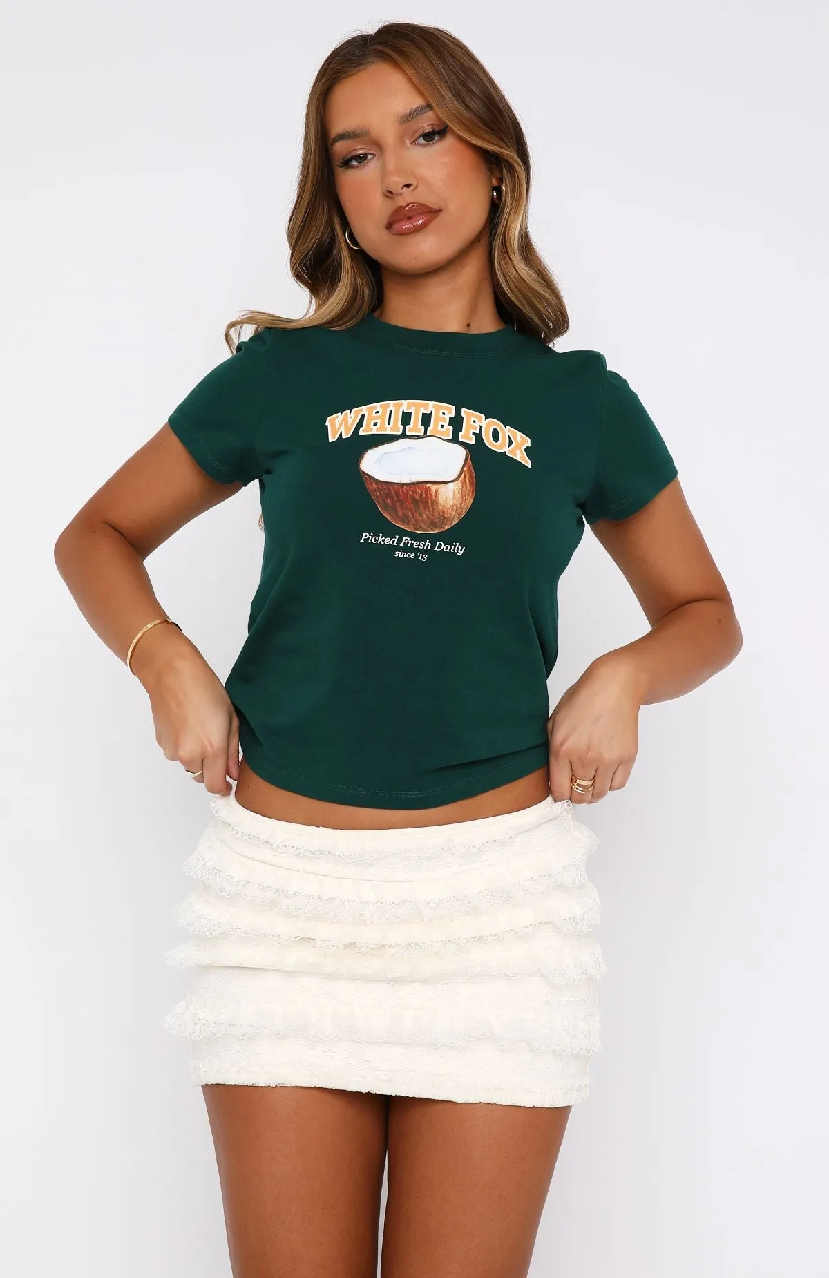 Picked Fresh Relaxed Baby Tee Green