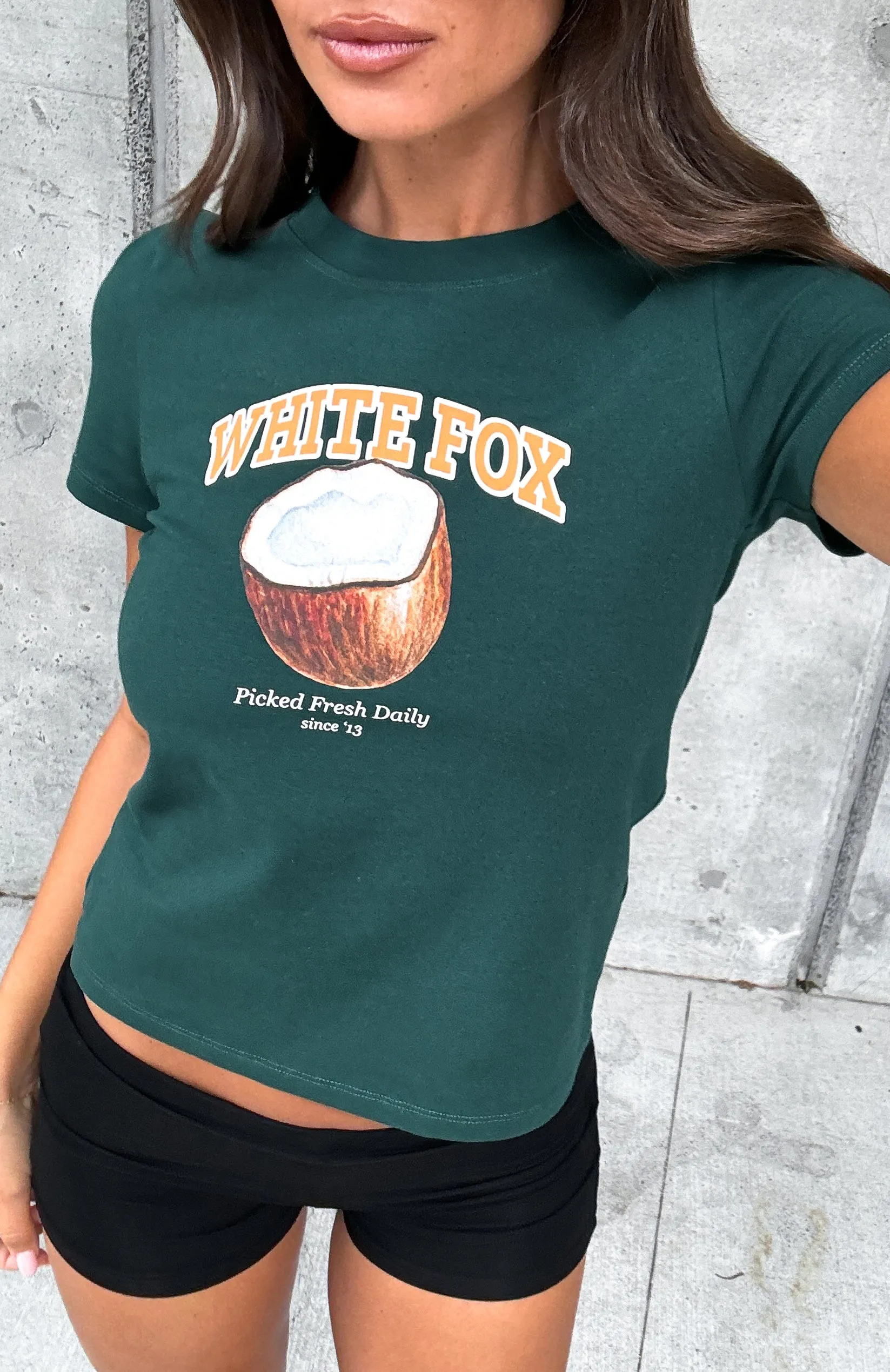 Picked Fresh Relaxed Baby Tee Green